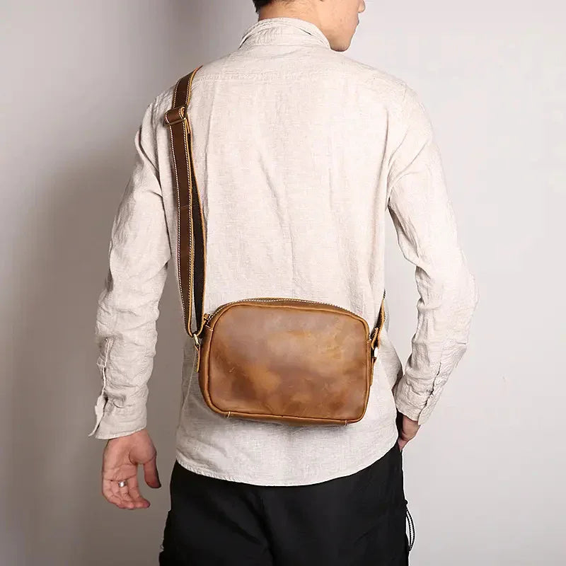 The Vespucci – Leather Crossbody Sling | Verrone