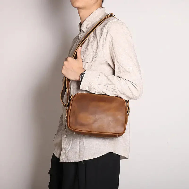 The Vespucci – Leather Crossbody Sling | Verrone