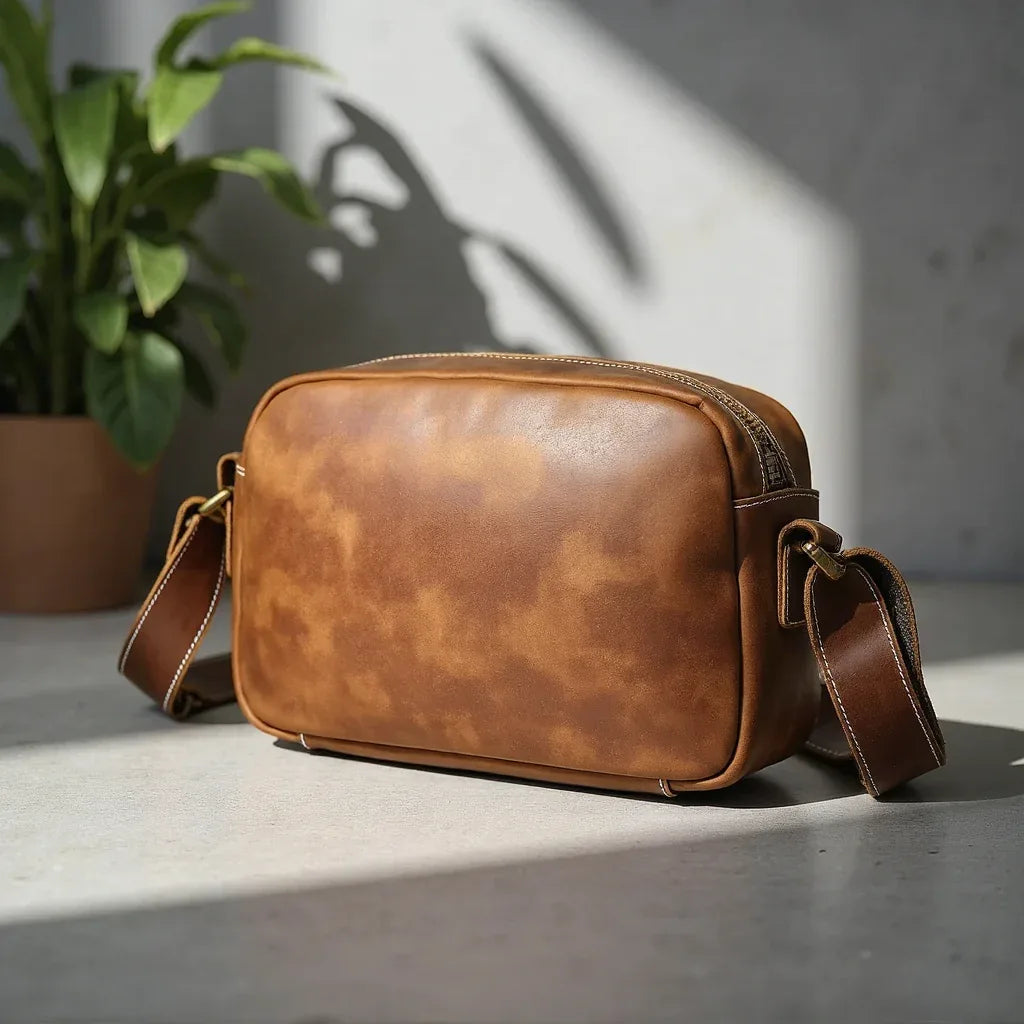The Vespucci – Leather Crossbody Sling | Verrone