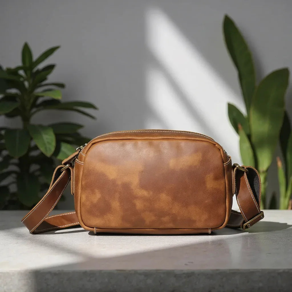 The Vespucci – Leather Crossbody Sling | Verrone