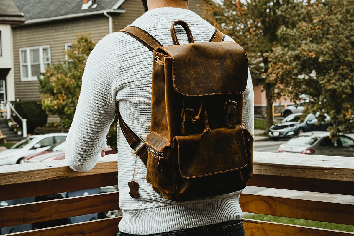 The Ravello – Vintage Leather Backpack | Verrone