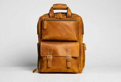 The Sorrento – Leather Camera Backpack | Verrone