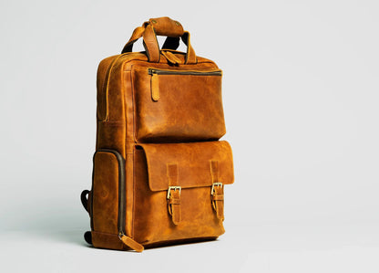 The Sorrento – Leather Camera Backpack | Verrone