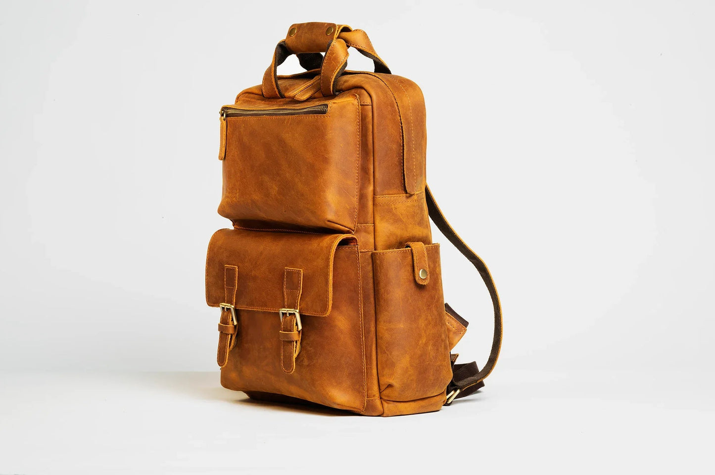 The Sorrento – Leather Camera Backpack | Verrone
