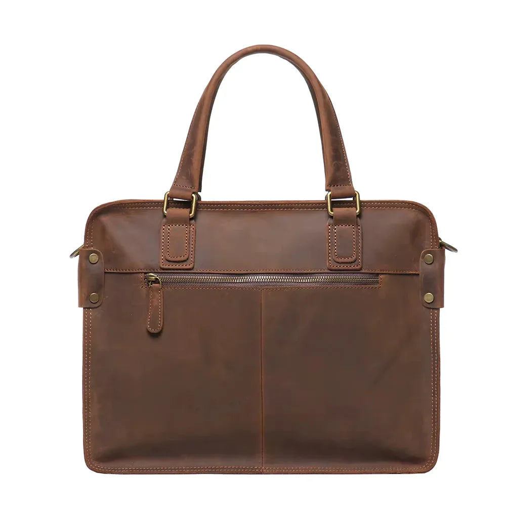 The Dorato – Leather Messenger Bag | Verrone