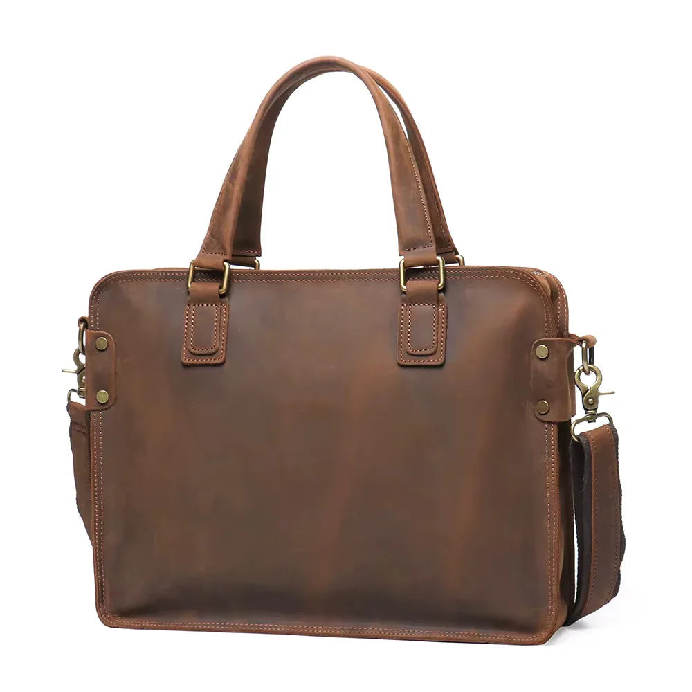 The Dorato – Leather Messenger Bag | Verrone