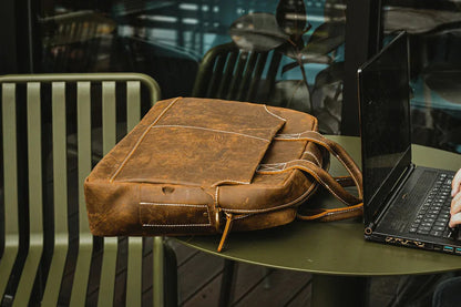 The Ferrini – Vintage Leather Briefcase | Verrone