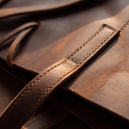 Mercato leather detail