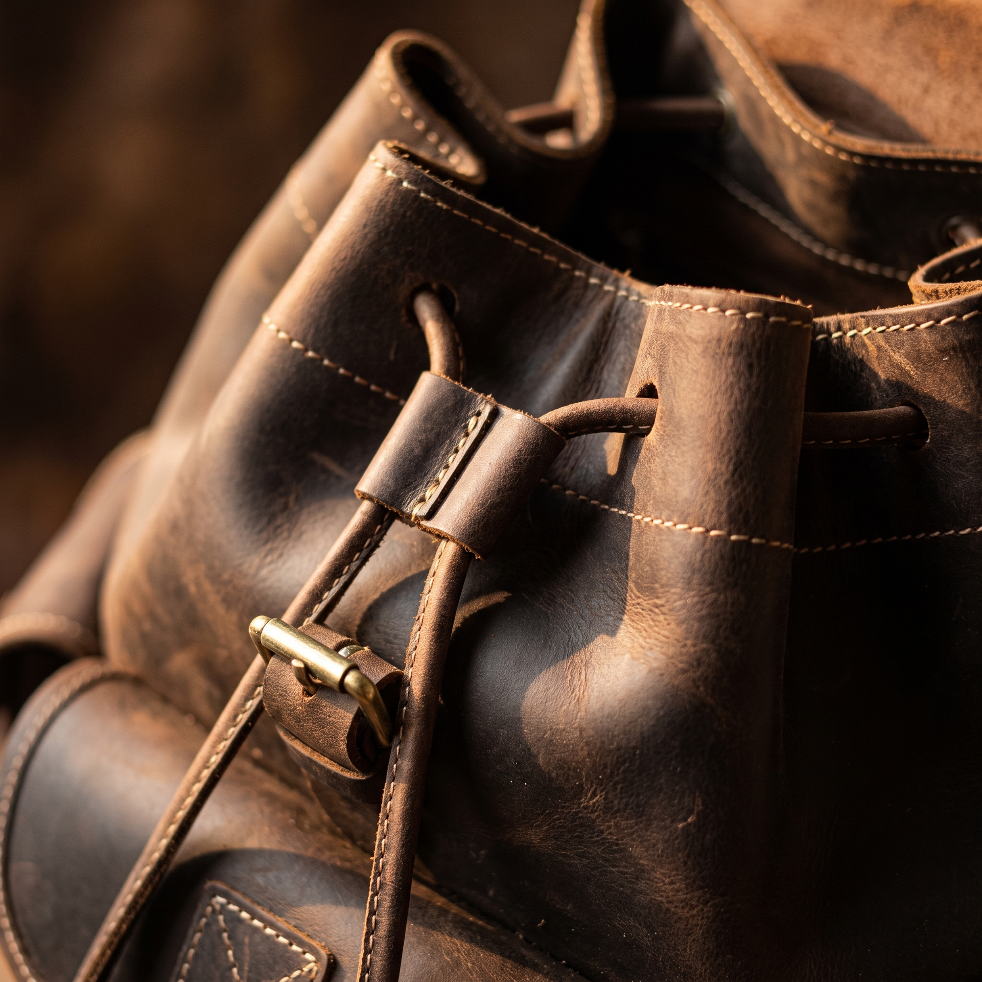 Ferrano leather detail