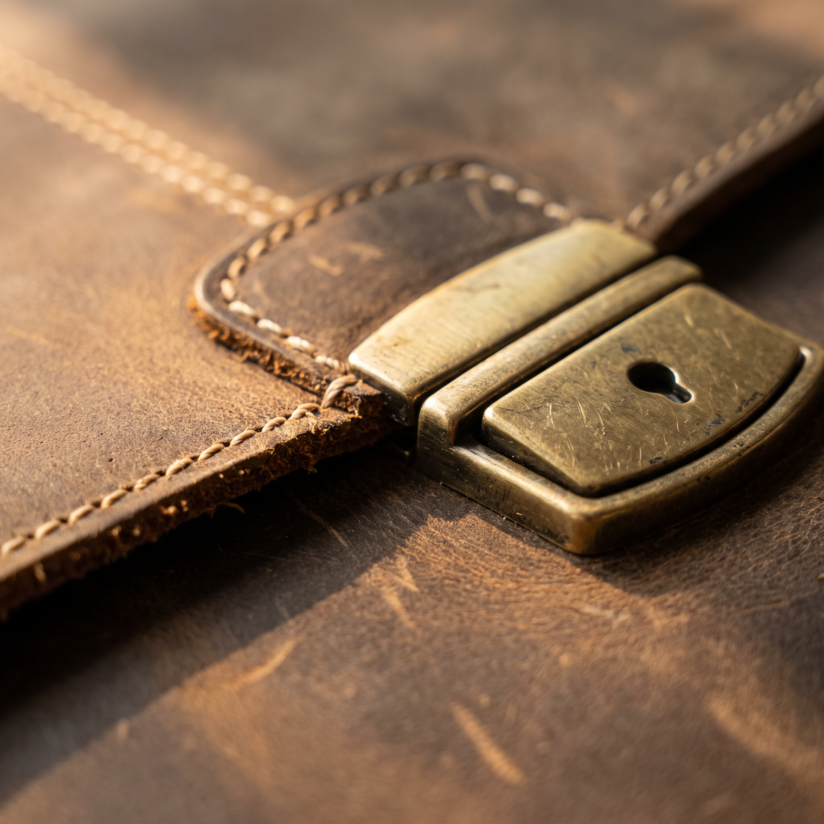 Ferrini leather detail