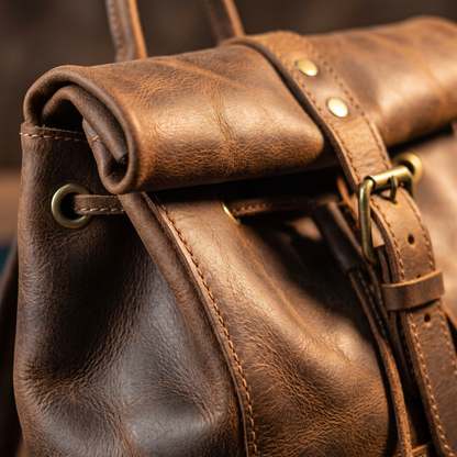 Ovidio leather detail