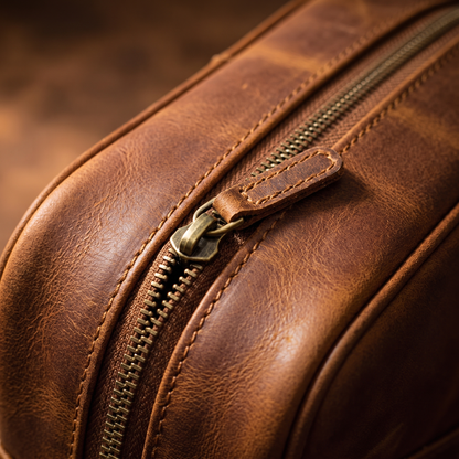 Peregrino leather detail