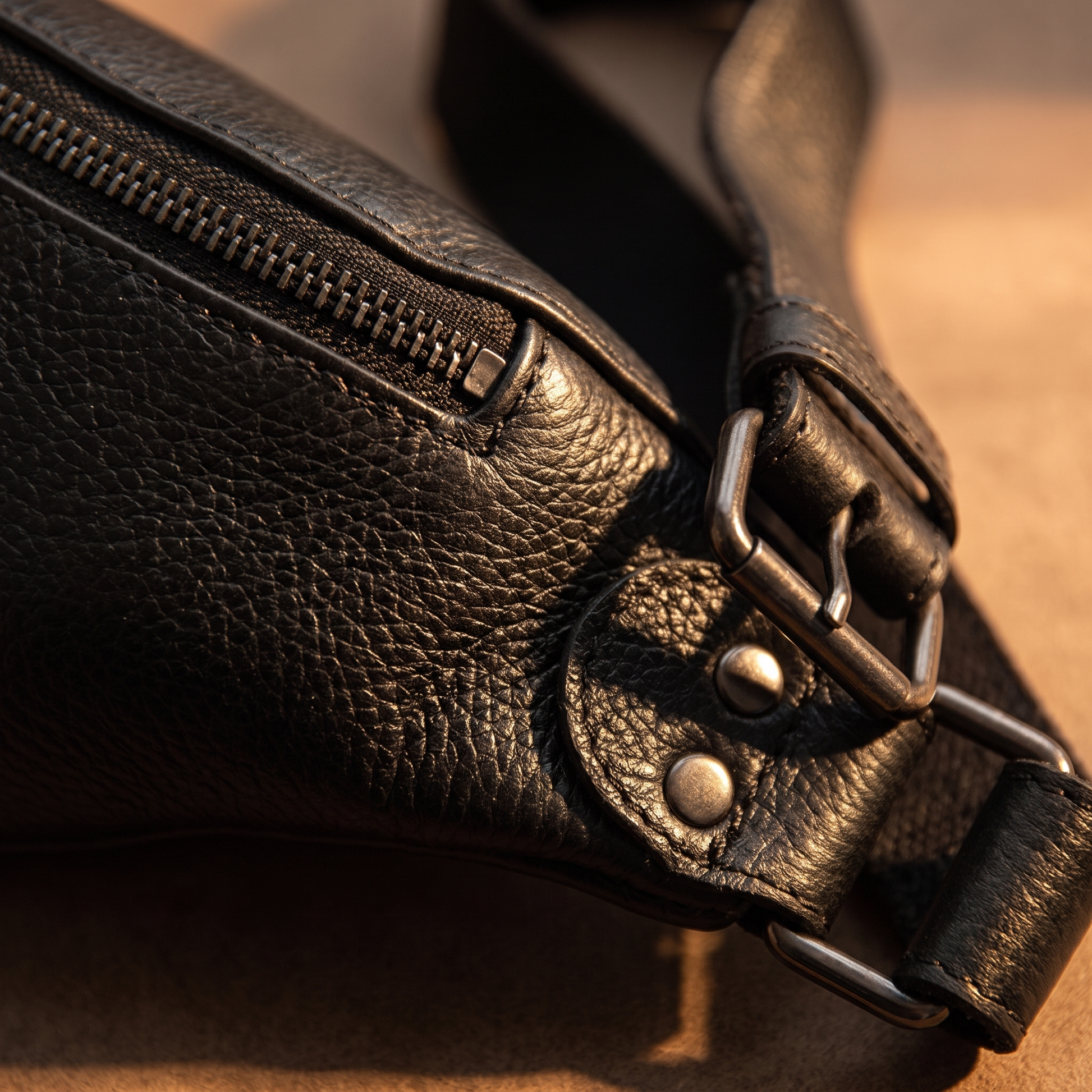Rondine leather detail