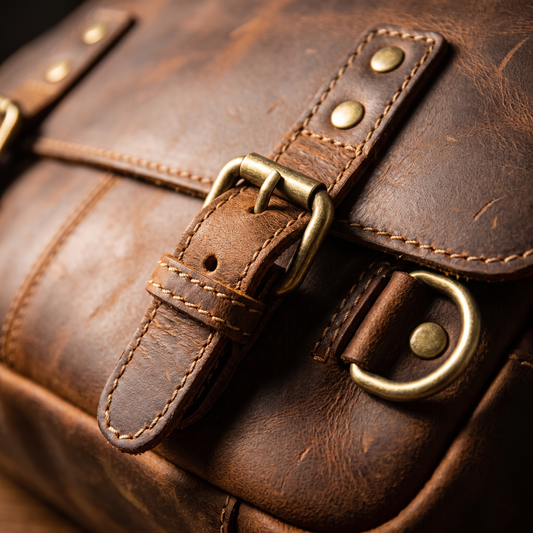 Valdo leather detail