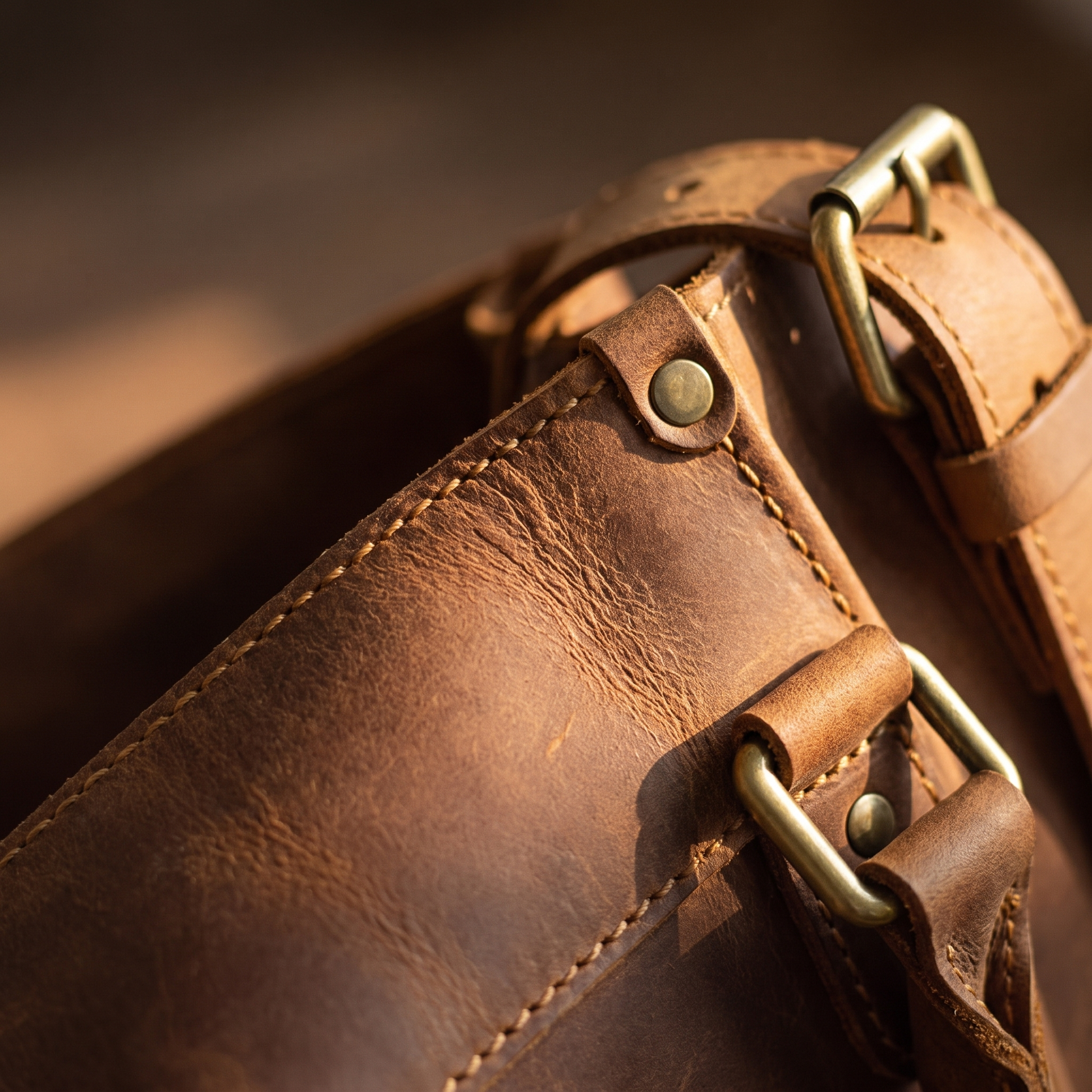 Senato leather detail