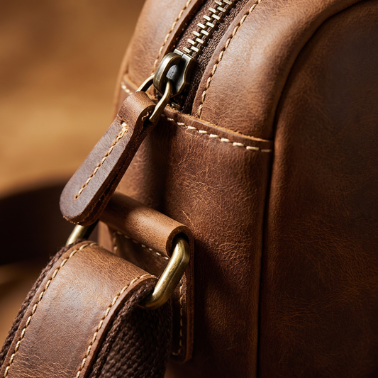 Vespucci leather detail
