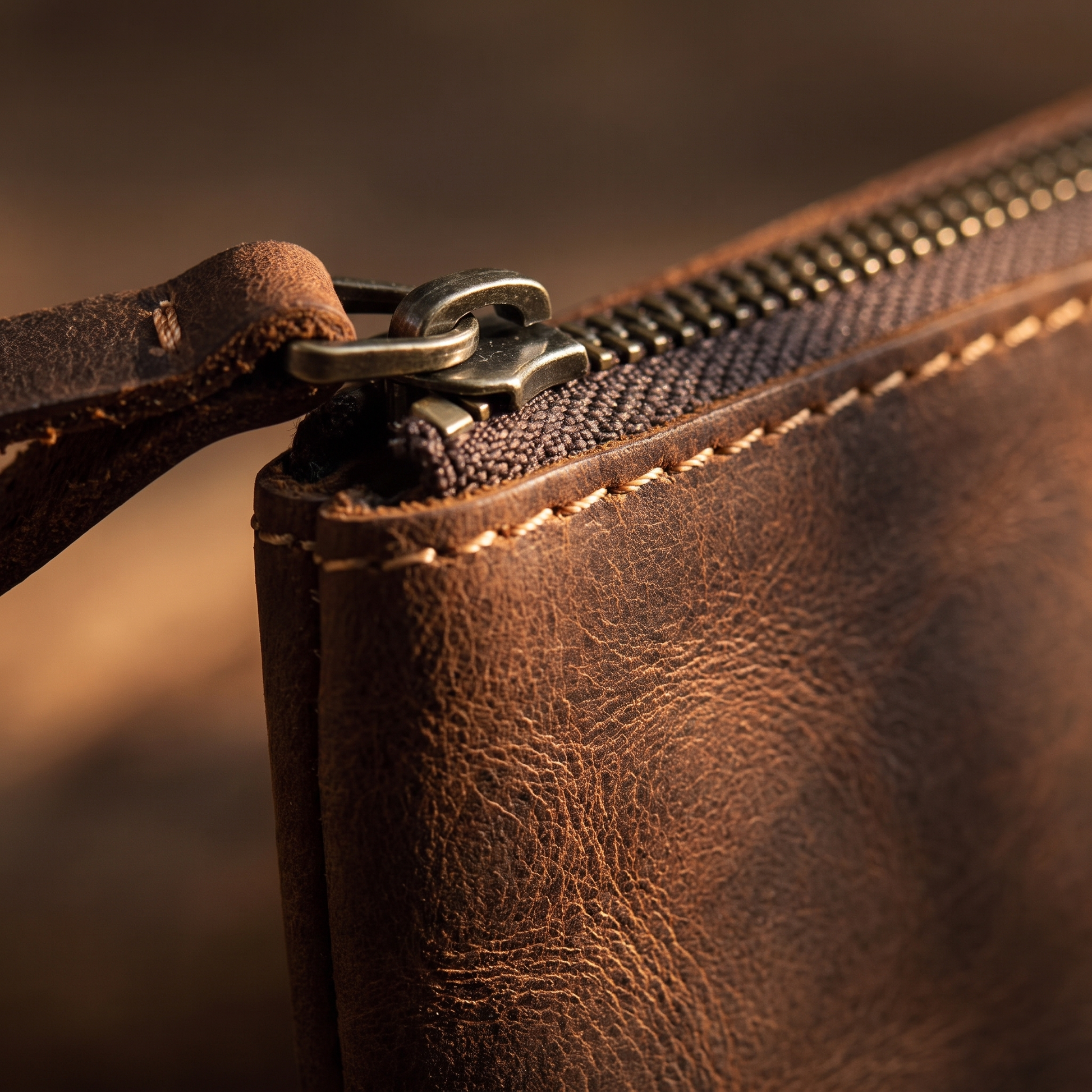 Soldino leather detail
