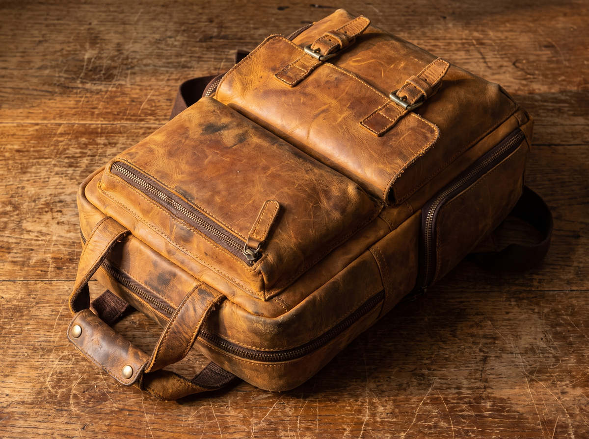 Leather, which no camera bag is