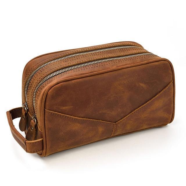 The Peregrino – Leather Travel Toiletry Bag | Verrone