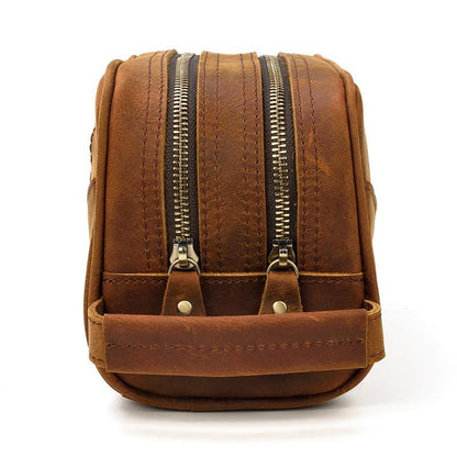 The Peregrino – Leather Travel Toiletry Bag | Verrone