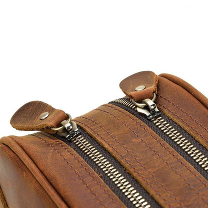 The Peregrino – Leather Travel Toiletry Bag | Verrone