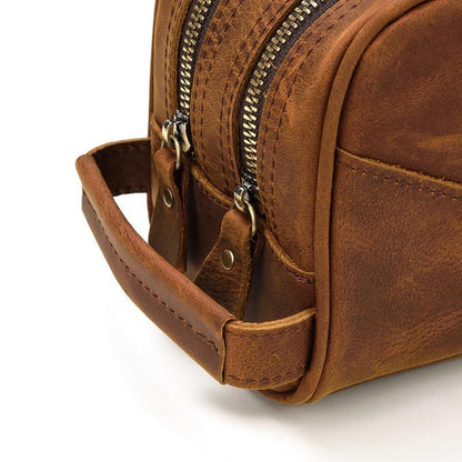 The Peregrino – Leather Travel Toiletry Bag | Verrone