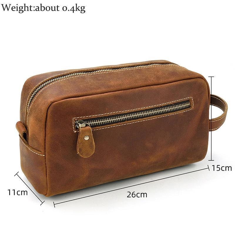 The Viaggio – Leather Toiletry Bag | Verrone