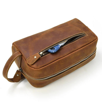 The Viaggio – Leather Toiletry Bag | Verrone