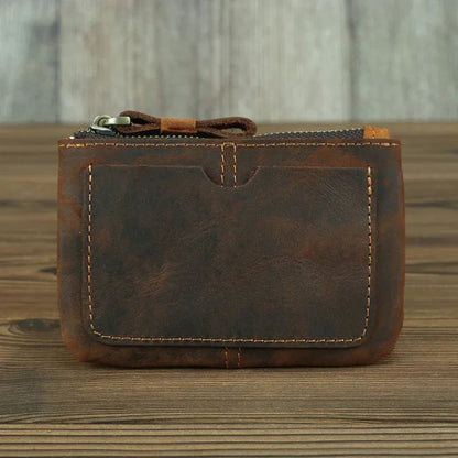 The Soldino – Leather Zip Coin Purse | Verrone