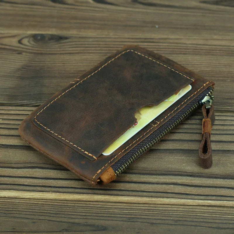 The Soldino – Leather Zip Coin Purse | Verrone