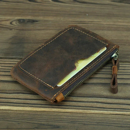 The Soldino – Leather Zip Coin Purse | Verrone