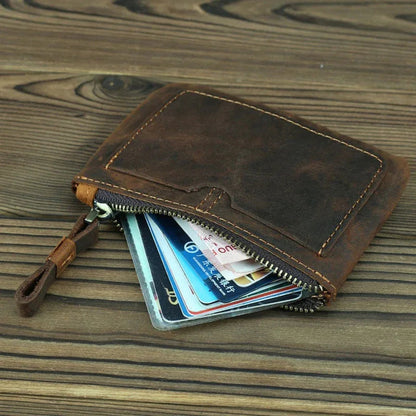 The Soldino – Leather Zip Coin Purse | Verrone