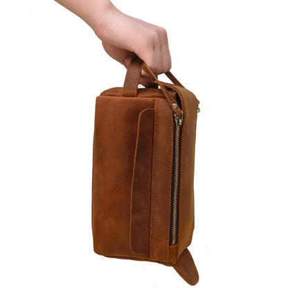 The Sorano – Leather Dopp Kit | Verrone