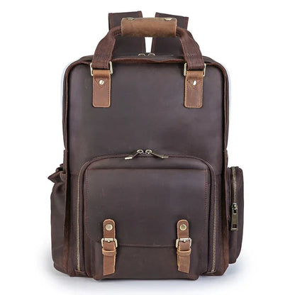 The Fermo – Leather Camera Backpack | Verrone