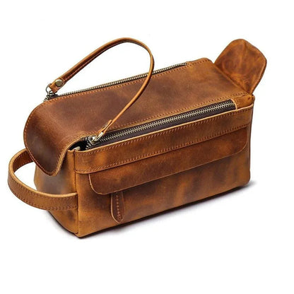 The Sorano – Leather Dopp Kit | Verrone