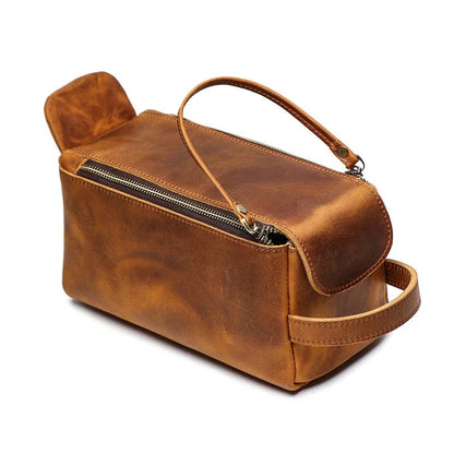 The Sorano – Leather Dopp Kit | Verrone