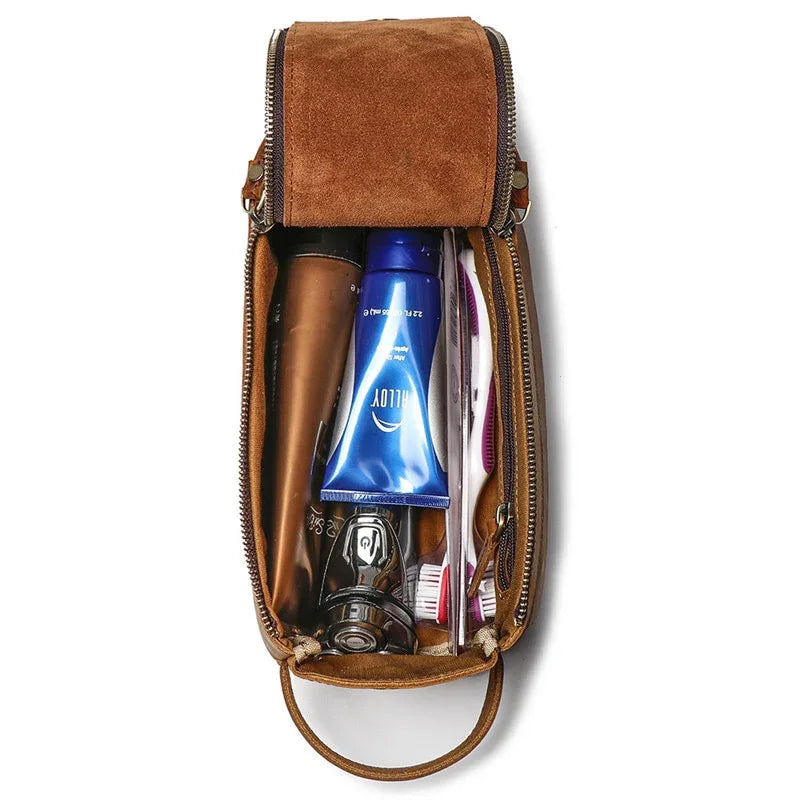 The Sorano – Leather Dopp Kit | Verrone