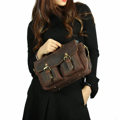 The Vistano – Leather Camera Crossbody | Verrone