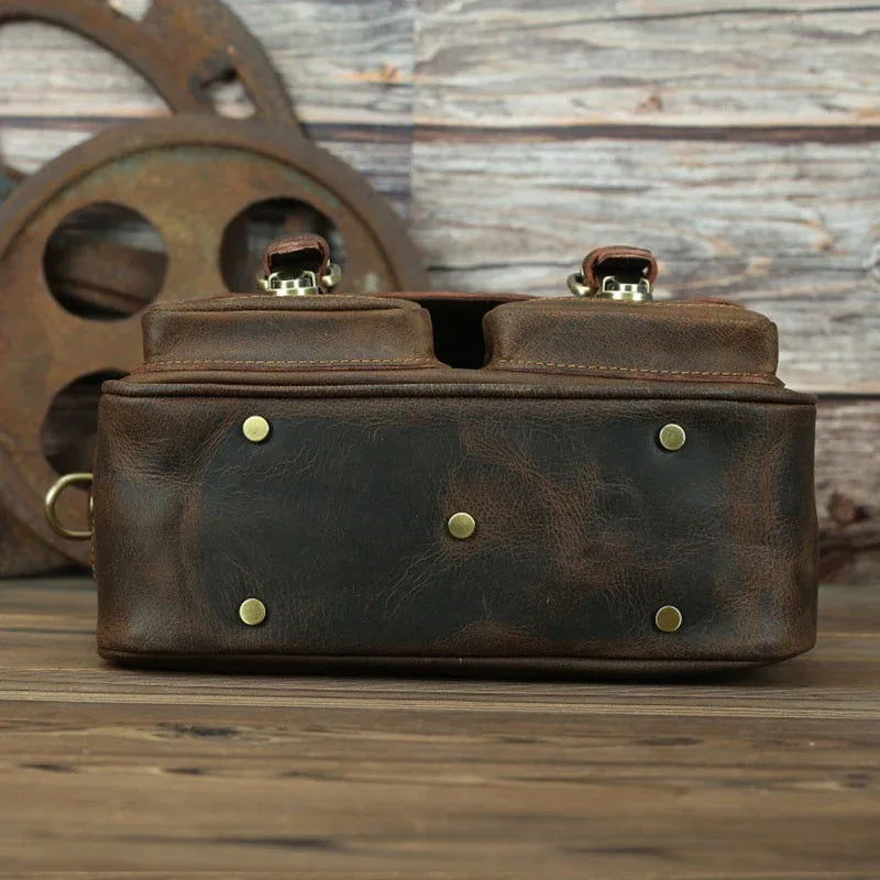 The Vistano – Leather Camera Crossbody | Verrone