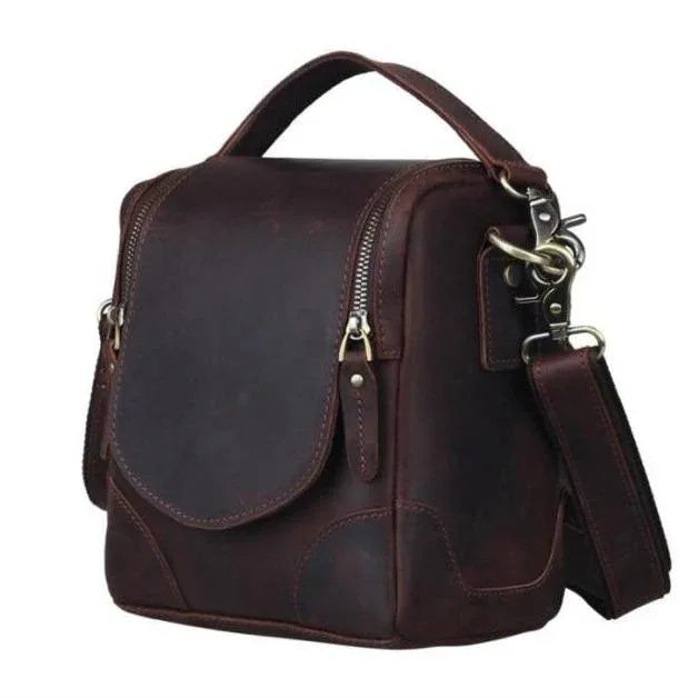 The Lucera – Small Leather Camera Bag | Verrone