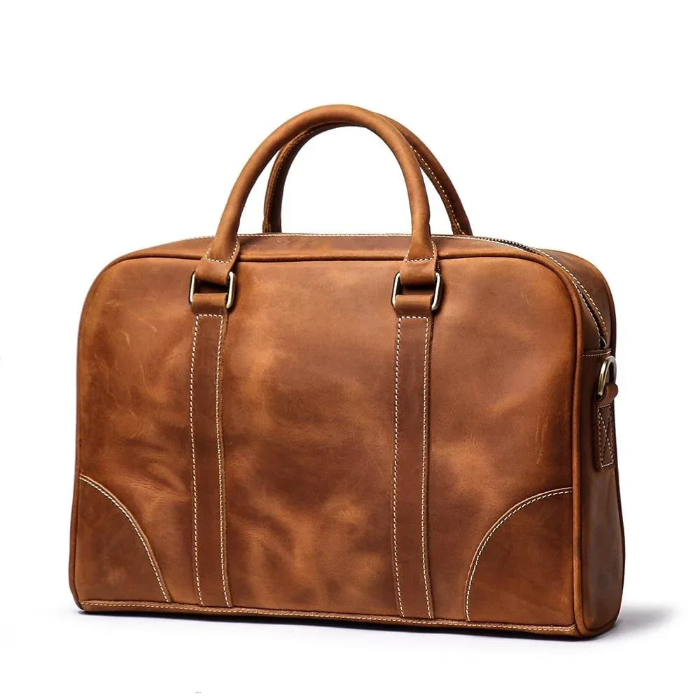 The Rialto – Vintage Leather Briefcase | Verrone