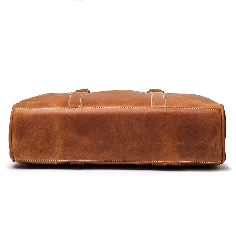 The Rialto – Vintage Leather Briefcase | Verrone