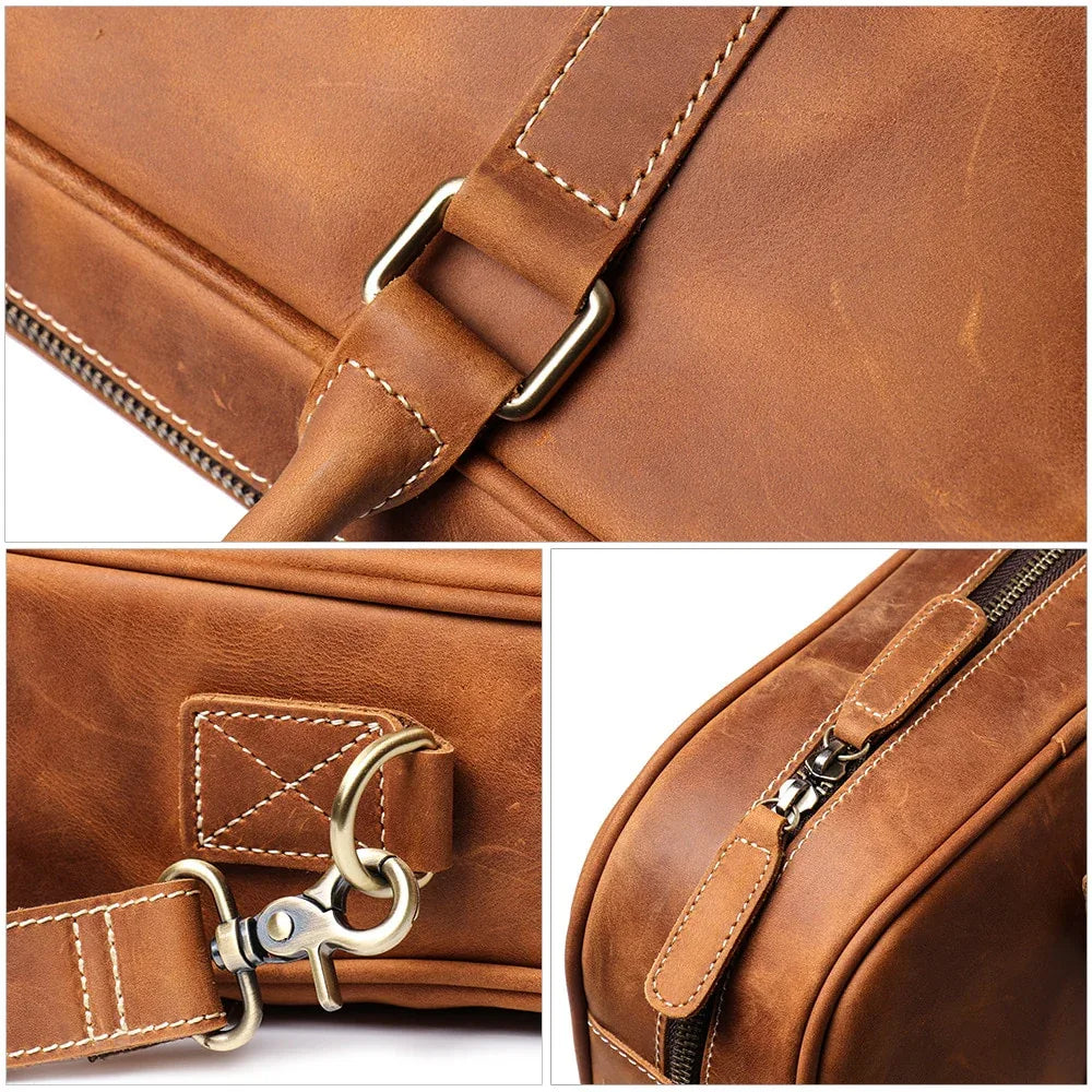 The Rialto – Vintage Leather Briefcase | Verrone