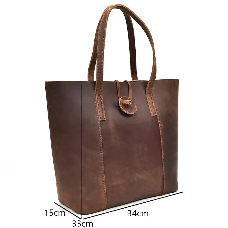 The Mercato – Handcrafted Leather Tote | Verrone