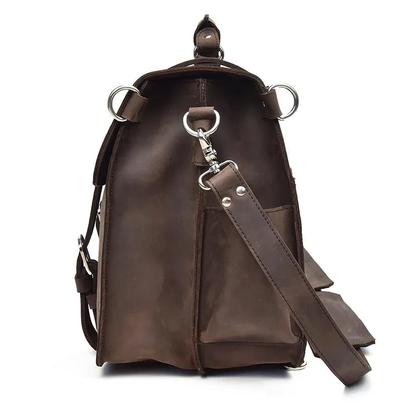 The Palazzo – Large Leather Messenger | Verrone