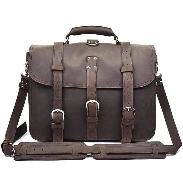 The Palazzo – Large Leather Messenger | Verrone