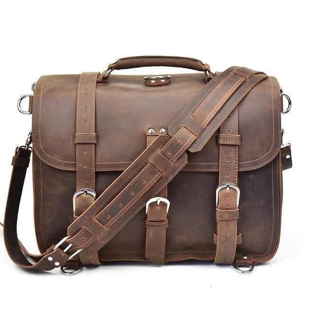 The Palazzo – Large Leather Messenger | Verrone