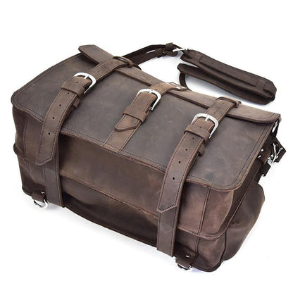 The Palazzo – Large Leather Messenger | Verrone