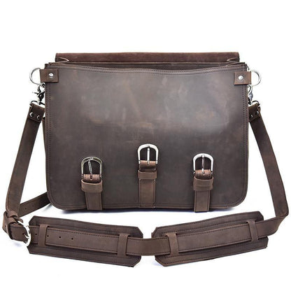 The Palazzo – Large Leather Messenger | Verrone