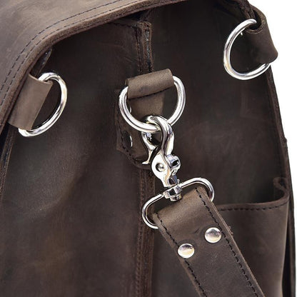 The Palazzo – Large Leather Messenger | Verrone